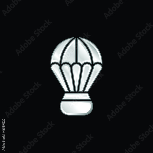 Adventure Sports silver plated metallic icon