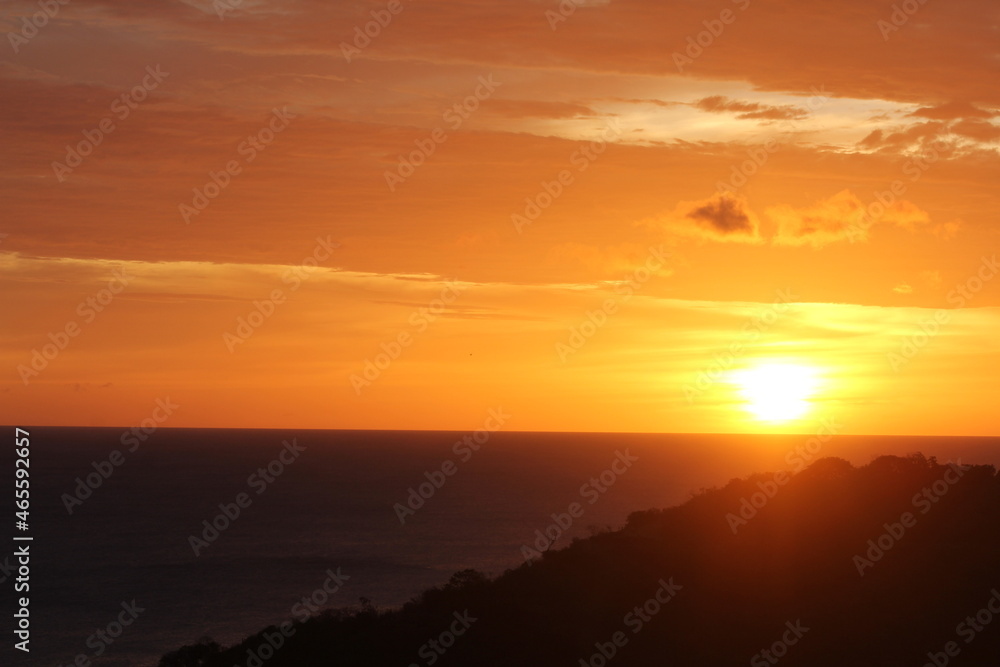 sunset at the beach