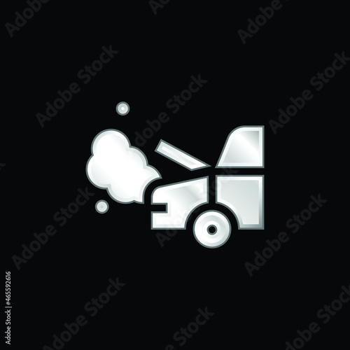 Bonnet silver plated metallic icon