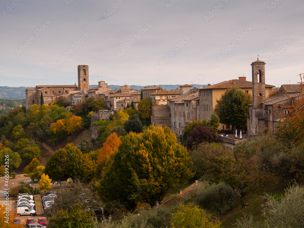 Italia,Toscana, Siena, il paese di Colle val d'Elsa.