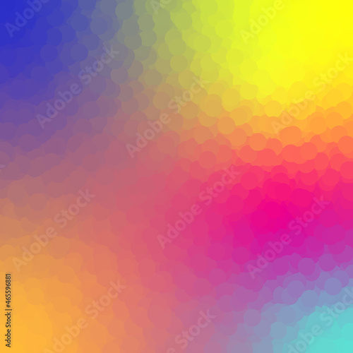 Gradient multicolor background with mosaic texture