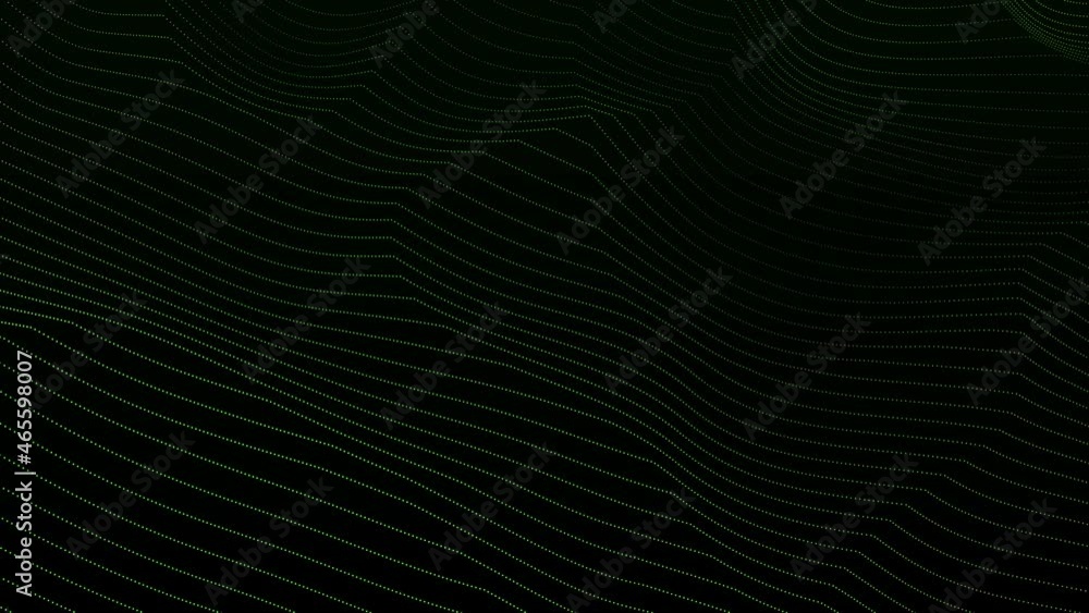 Abstract green wave background. Technology big data background. Motion of digital data flow. Big data wave of particles. Futuristic wave of dots. Cyber or technology background. Seamless loop 4K Abstract green wave background. Technology big data background. Motion of digital data flow. Big data wave of particles. Futuristic wave of dots. Cyber or technology background. Seamless loop 4K