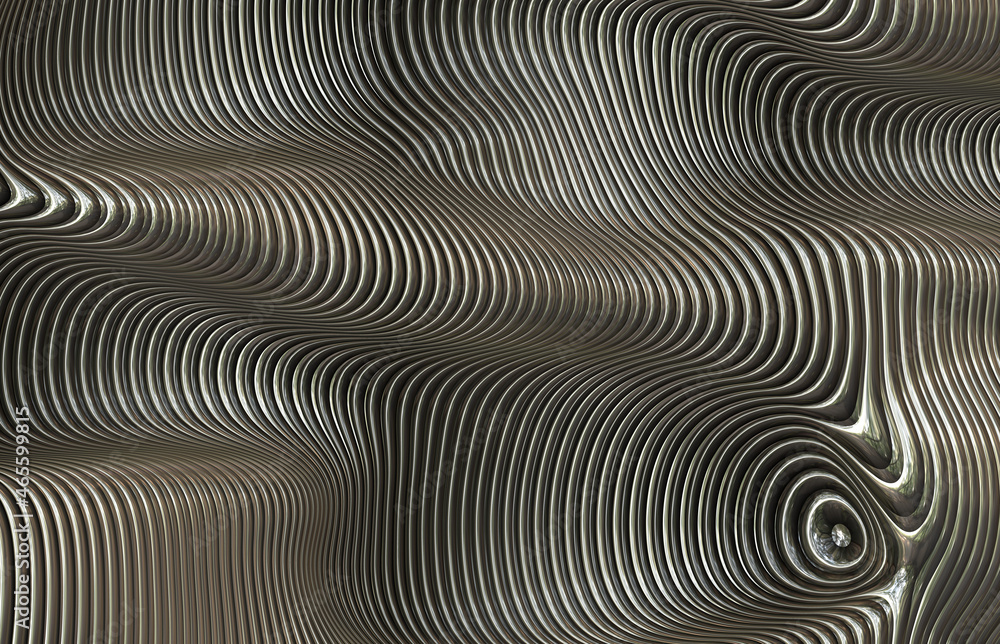 abstract wavy metal abstract wavy metal
