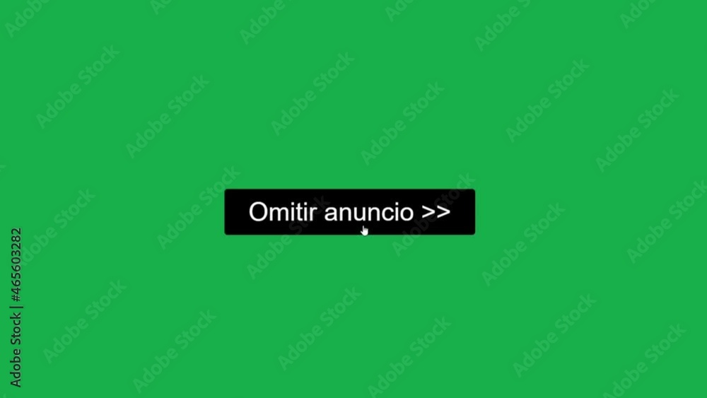 Spanish. Mouse Cursor Slides Over And Clicks Skip Ad on Green Screen. Chroma Key Device Screen View of Cursor Clicking Skipping Avoid Advertisement Online Software. Viewpoint Over The Internet Network Spanish. Mouse Cursor Slides Over And Clicks Skip Ad on Green Screen. Chroma Key Device Screen View of Cursor Clicking Skipping Avoid Advertisement Online Software. Viewpoint Over The Internet Network