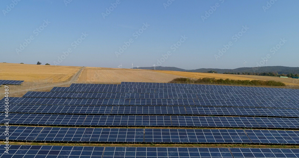 Solar Power Panel Cell Plant, Germany Aerial Solar Power Panel Cell Plant, Germany Aerial