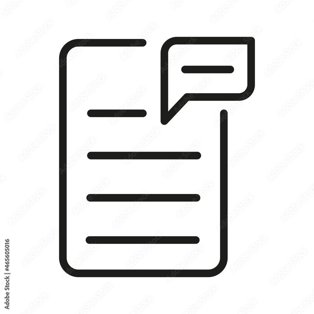 Document Outline Vector Icon. Illustration Of A Stroke Vector On A White Background. From App And Website. Document Outline Vector Icon. Illustration Of A Stroke Vector On A White Background. From App And Website.
