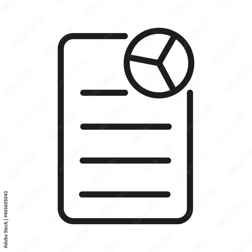 Document Outline Vector Icon. Illustration Of A Stroke Vector On A White Background. From App And Website. Document Outline Vector Icon. Illustration Of A Stroke Vector On A White Background. From App And Website.