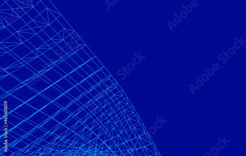 abstract architecture construction vector illustration