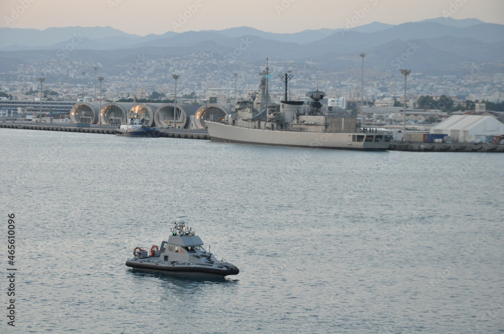 The beautiful new port Limassol in Cyprus
