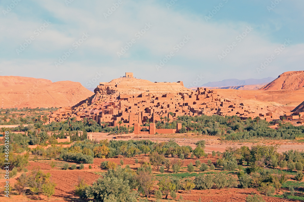 Kasbah Ait Ben Haddou in the Atlas Mountains of Morocco
