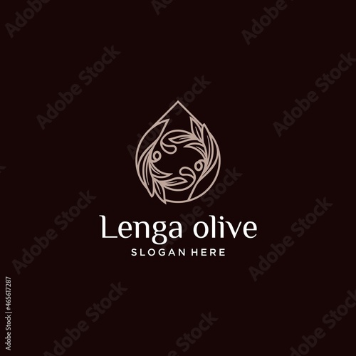 Olive icon vector illustration design, olive oil logo set and card design for business. extra virgin olive oil droplet, vector set label with olive branch