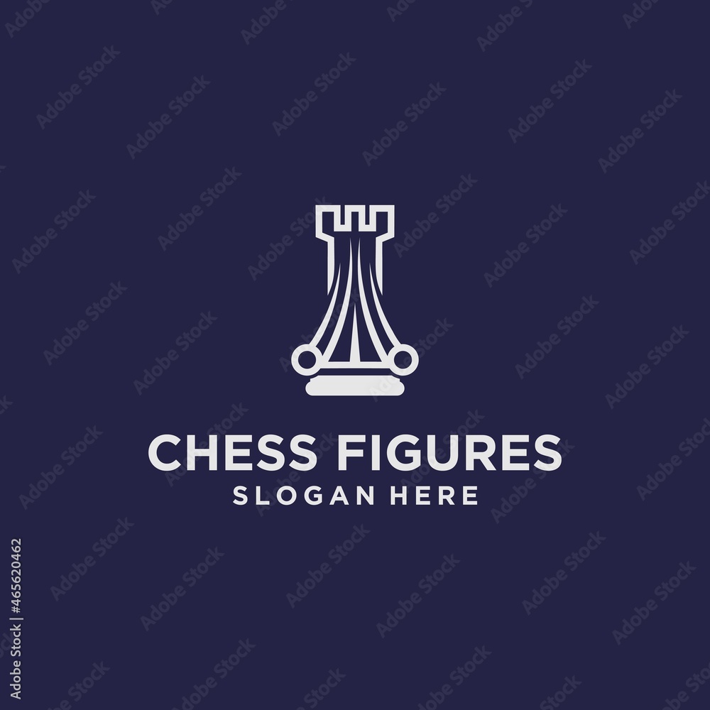 Chess logo icon. game board silhouette vector illustration of a chess piece. chess icon. vector chess. Chess logo icon. game board silhouette vector illustration of a chess piece. chess icon. vector chess.