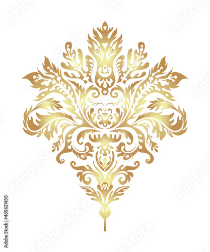 Vintage ornate element in baroque style. Seamless pattern. Wallpaper, textile...