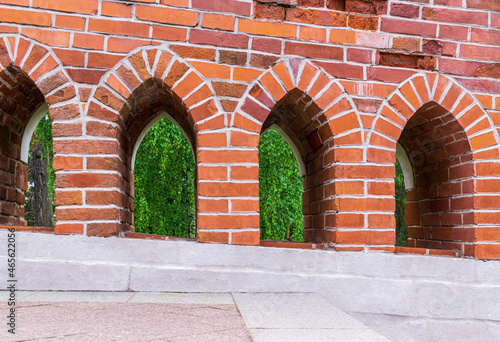 Ancient brick bridge