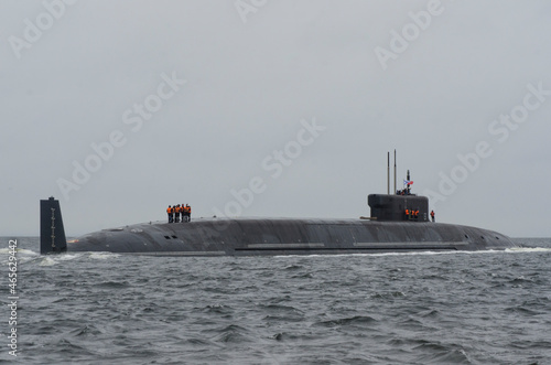 October, 2021 - Severodvinsk. Nuclear submarine 