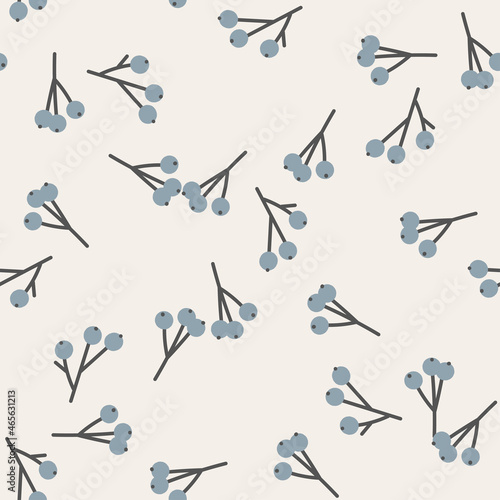Background with blue berries