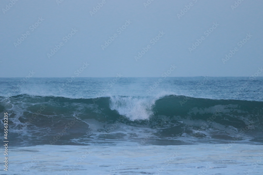 waves on the beach