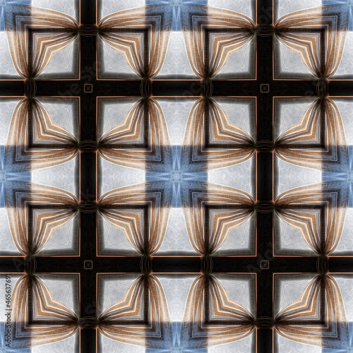 Seamless pattern, infinite texture, tile, square - Illustration - graphics. Surreal. Design elements