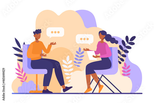 Talk conversation concept