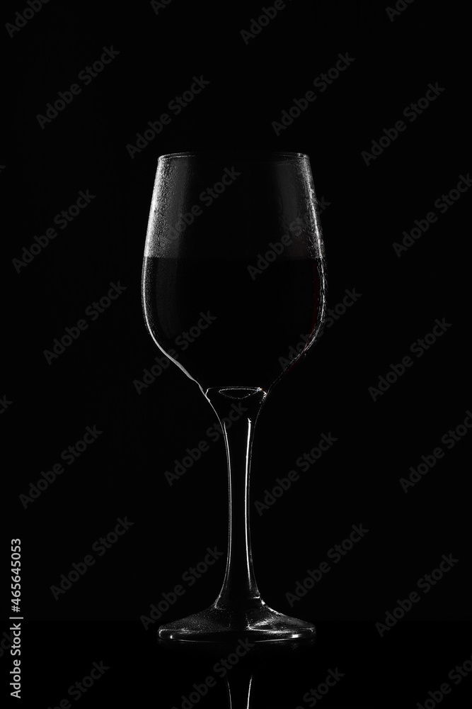 chalice with dark wine