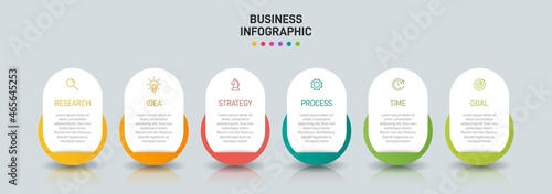 Infographic design with icons and 5 options or steps. Thin line vector. Infographics business concept. Can be used for info graphics, flow charts, presentations, web sites, banners, printed materials.