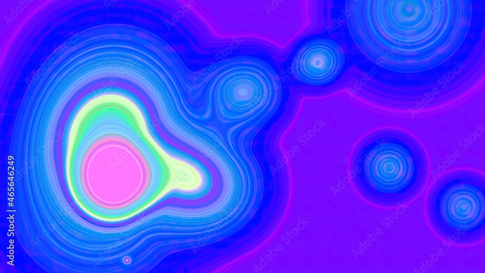 Naklejka premium Abstract Cells Metamorphosis illustration