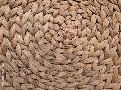 circular rattan weave texture