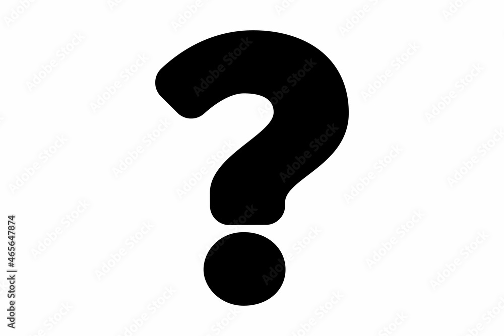Question icon vector. Flat design style. Question icon vector. Flat design style.