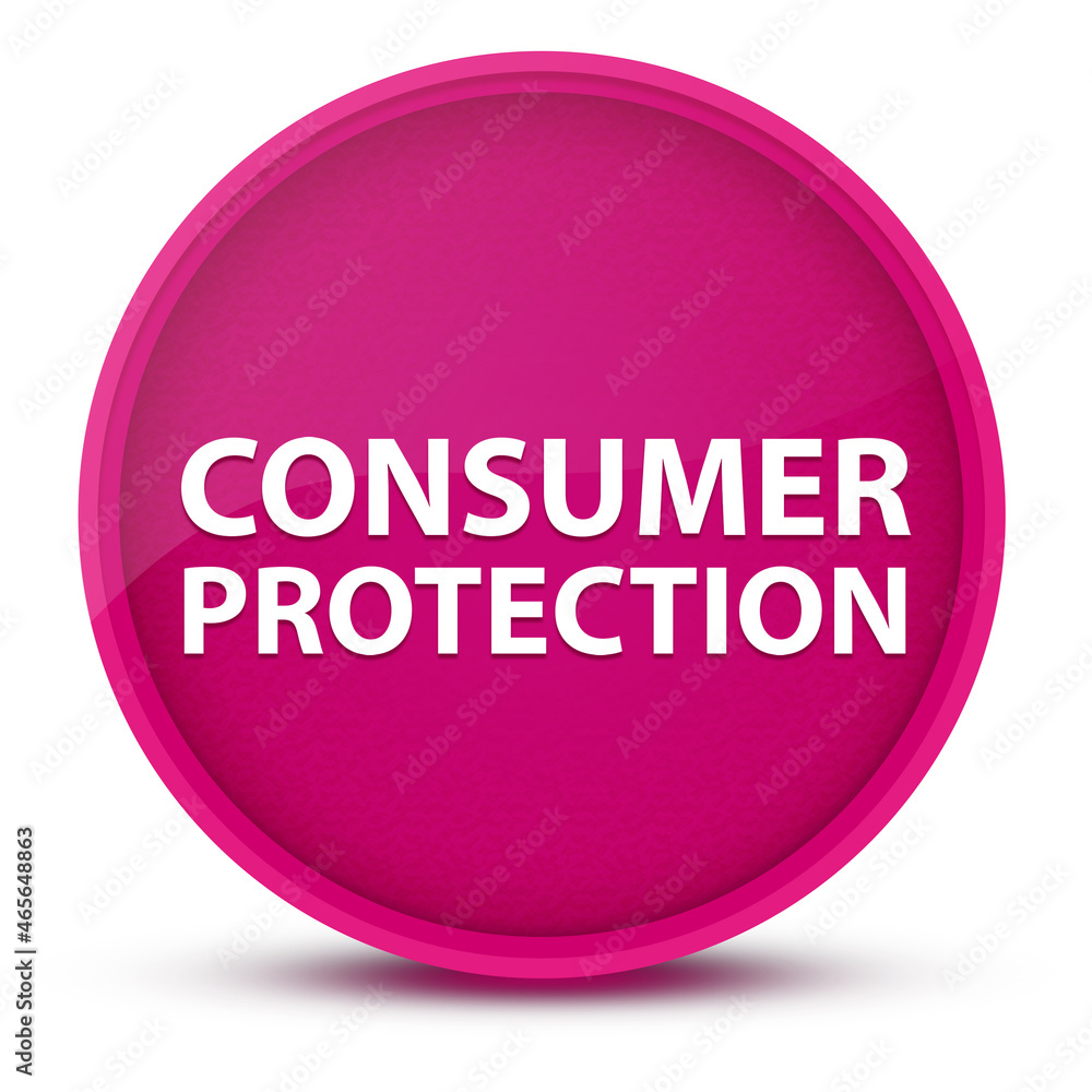 Consumer Protection luxurious glossy pink round button abstract Consumer Protection luxurious glossy pink round button abstract