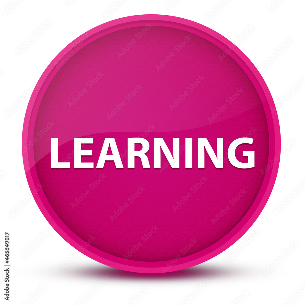 Learning luxurious glossy pink round button abstract Learning luxurious glossy pink round button abstract