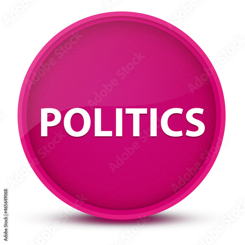 Politics luxurious glossy pink round button abstract © Realdesigner24