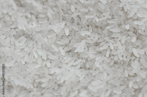 Raw rice. Background of rice texture. Healthy and sports nutrition.