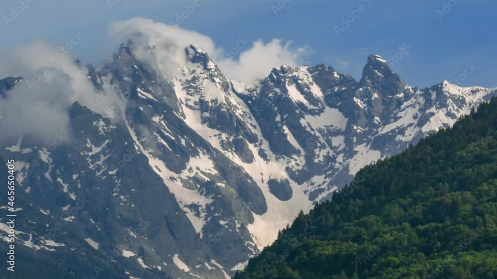 Alps mountains.Time lapse of a spectacular movement of clouds over the majestic snowy Alpine peaks.
Valtellina, Italian Alps.
Alps mountains.Time lapse of a spectacular movement of clouds over the majestic snowy Alpine peaks.
Valtellina, Italian Alps.