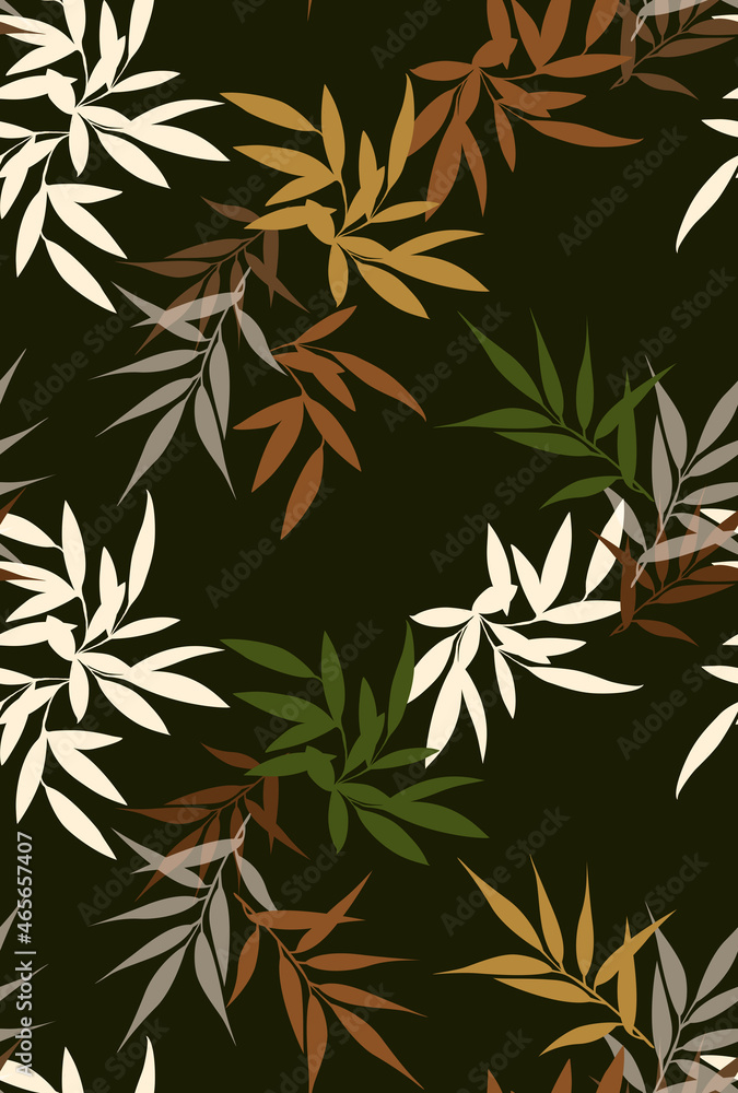 Seamless tropical pattern, floral print. Seamless tropical pattern, floral print.