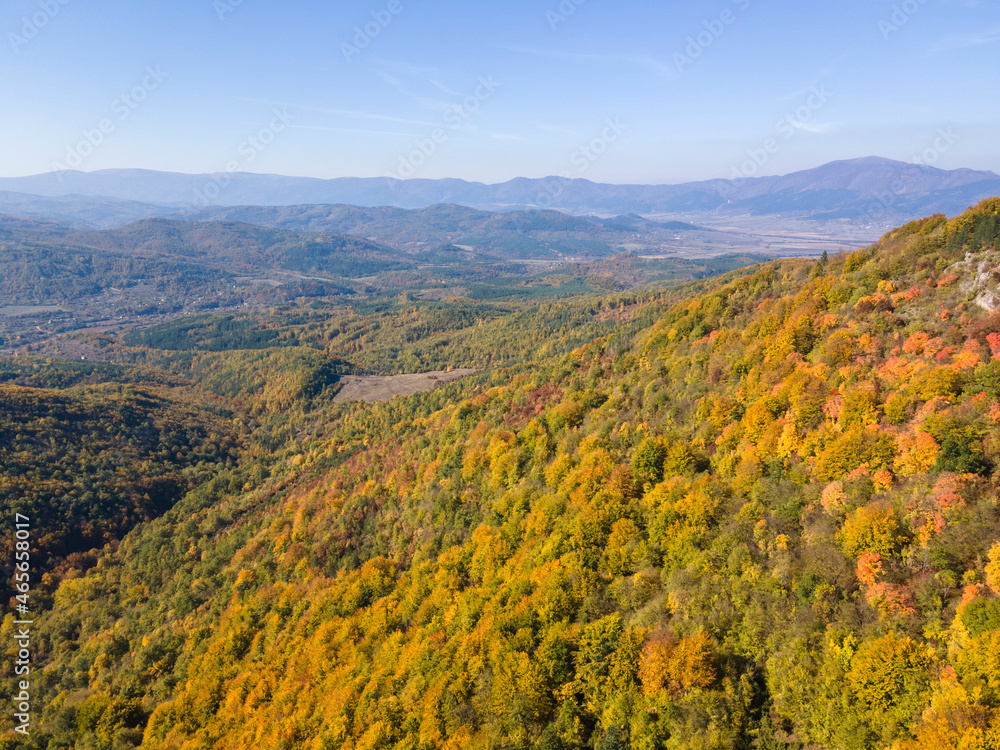 Autumn Landscape of Erul mountain near Kamenititsa peak,  Bulgaria