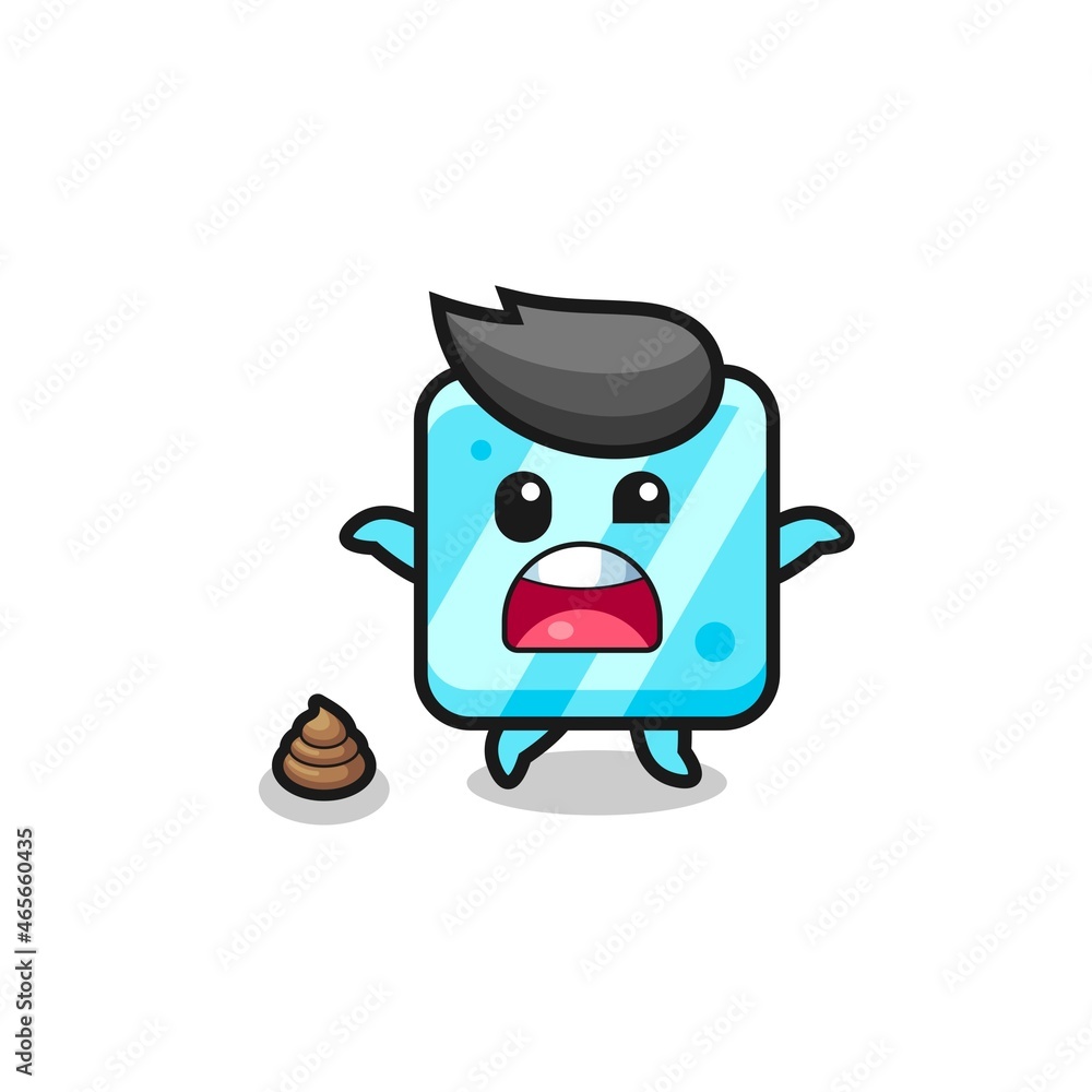 ice cube earth surprised to meet poop ice cube earth surprised to meet poop
