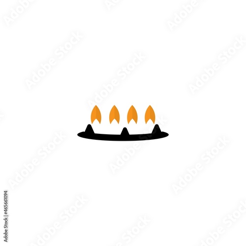 Stove icon logo vector