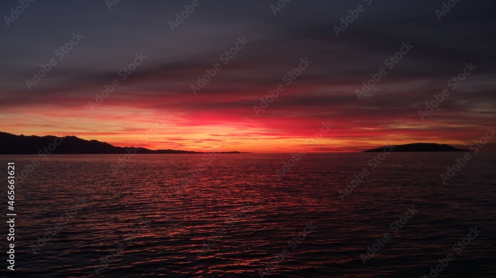 sunset Croatia