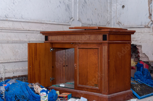 Abandoned villa of Leon Allart in Łódź, Poland photo