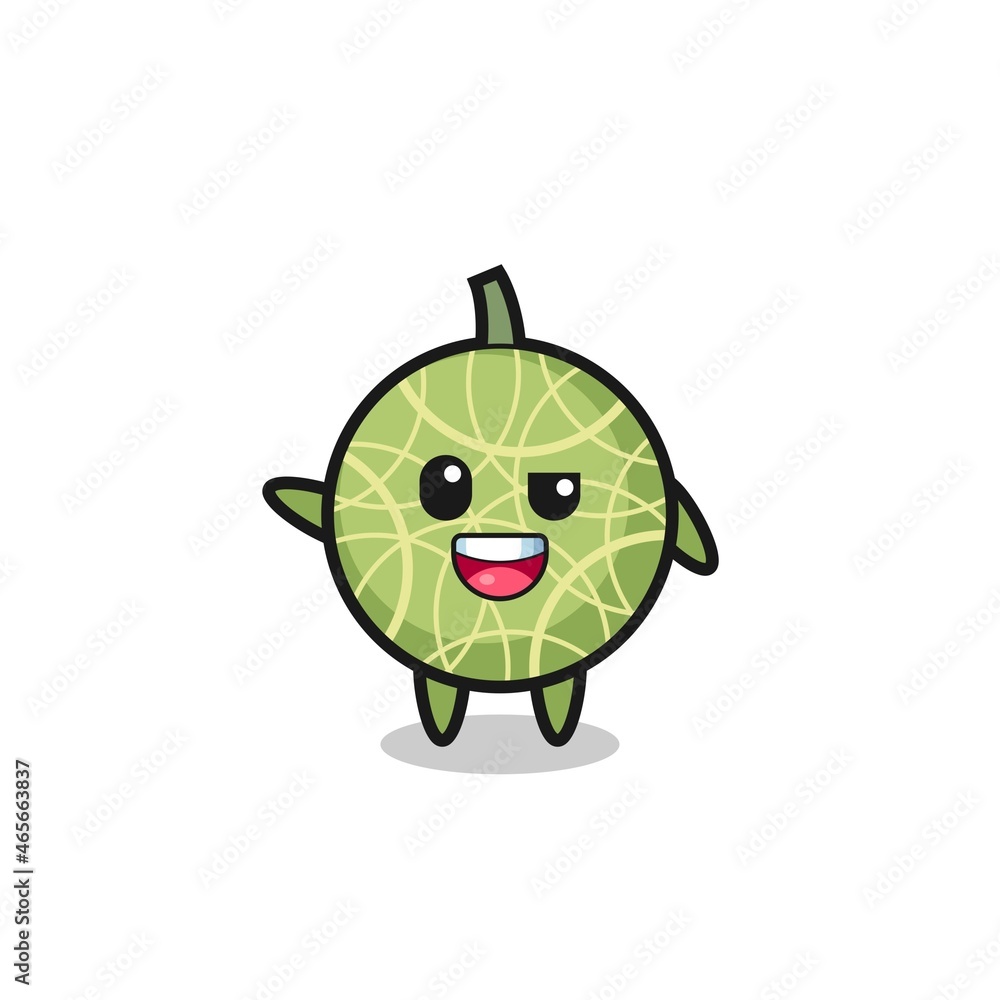melon character as the afro boy melon character as the afro boy