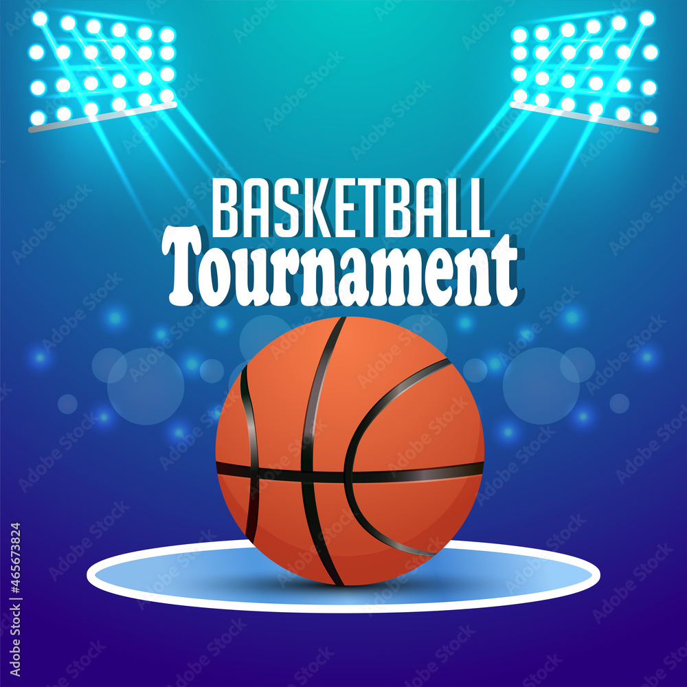 Basketball tournament background