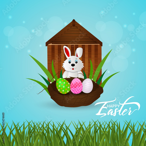 Happy easter day background