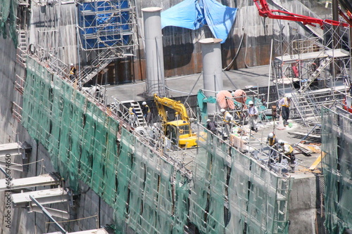 工事現場の風景