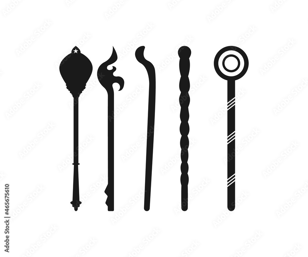 Wands, Wizard Witches Spells, for silhouette, eps, clipart, cricut design space, vinyl cut files Wands, Wizard Witches Spells, for silhouette, eps, clipart, cricut design space, vinyl cut files