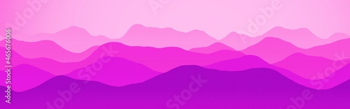 modern hills peaks in the time of sun to rise digitally drawn texture background illustration