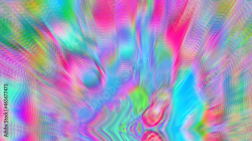 Abstract multicolored liquid background with bubbles