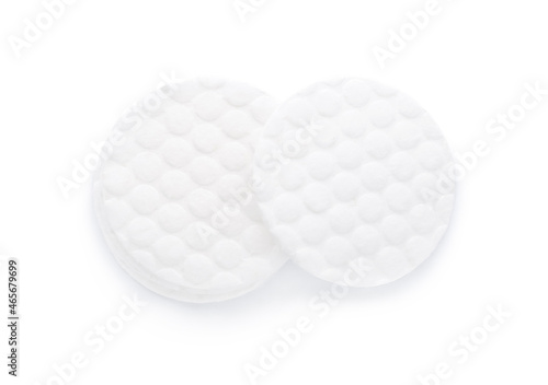 Fototapeta Naklejka Na Ścianę i Meble -  Clean soft cotton pads on white background