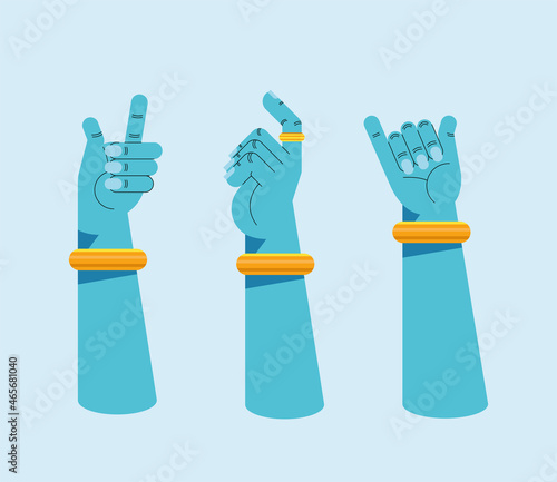three lord hands