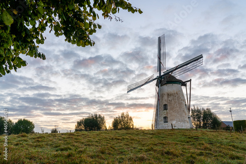 An beautiful windmill