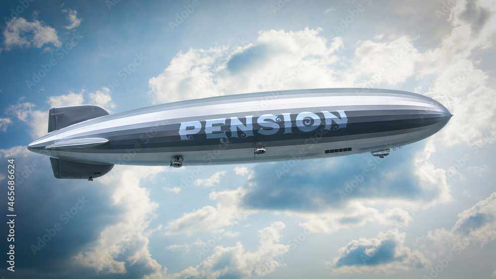 Fototapeta premium Street Sign to Pension